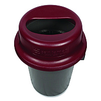 KatchAll Flatware Retriever, 44 gal Capacity, 24.63 dia x 8.13h, Burgundy (KA4400)