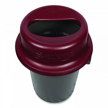KatchAll Flatware Retriever, 44 gal Capacity, 24.63 dia x 8.13h, Burgundy (KA4400)