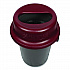 KatchAll Flatware Retriever, 44 gal Capacity, 24.63 dia x 8.13h, Burgundy (KA4400)