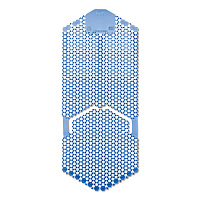 Tsunami, Urinal Screen, Cotton Blossom Scent, Blue, 148 g, 6/Carton (TSU6CBC)