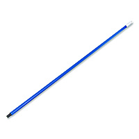 Plastic Coated Metal Handle, 0.85" dia x 48", Blue, 12/Carton (362019414)