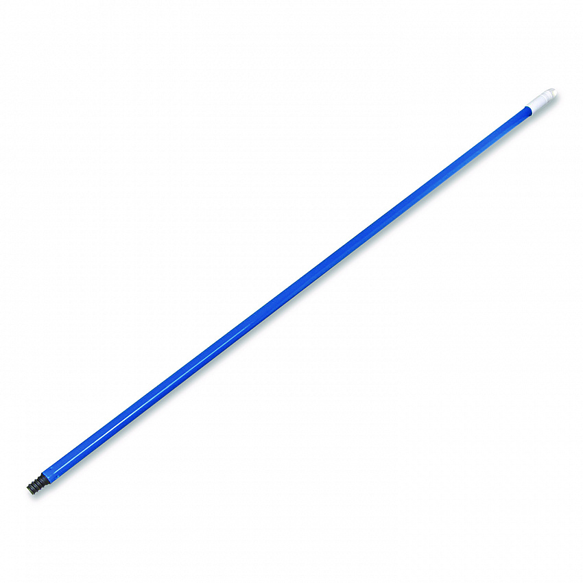 Plastic Coated Metal Handle, 0.85" dia x 48", Blue, 12/Carton (362019414)