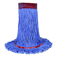 MaxiClean Loop-End Mop, Cotton/Synthetic, 20 oz, Blue (97156)