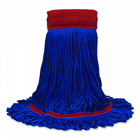 MaxiPlus Microfiber Loop-End Mop, Microfiber, 24 oz, Blue (97207)