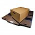 Carryout Boxes, Large Transport Box, 13.5 x 17 x 11.25, Kraft, 15/Carton (1174)