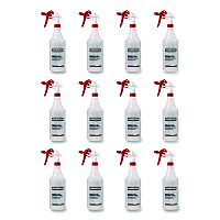 Empty Trigger Sprayer, 32 oz, Clear, 12/Carton (394872)
