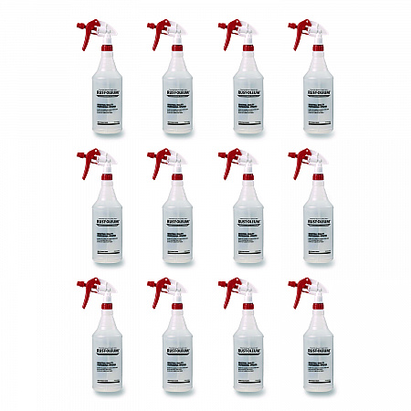 Empty Trigger Sprayer, 32 oz, Clear, 12/Carton (394872)