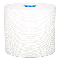 Hard Roll Paper Towels with Premium Absorbency Pockets with Colored Core, Gray Core, 1-Ply, 7.5" x 700 ft, White, 6 Rolls/CT (25639)