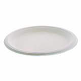 EarthChoice Fiber-Blend Bagasse Dinnerware, Plate, 9" dia, White, 500/Carton (YMC50009BB)