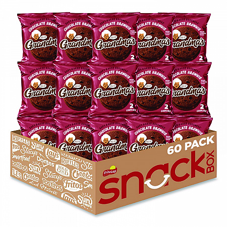 Cookies - Single Serve, Chocolate Brownie, 2.5 oz Packet, 60/Carton (FRI10310)