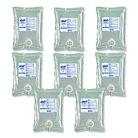 Advanced Hand Sanitizer Green Certified Gel Refill, For CS2 Dispensers, 1,000 mL, Fragrance-Free, 8/Carton (416308CT)
