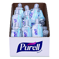 Advanced Hand Sanitizer Refreshing Gel, 1 oz Flip-Cap Bottle with Display Box, Clean Scent, 36/Bowl (390136BWL)