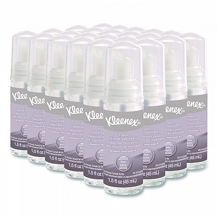 Alcohol-Free Foam Hand Sanitizer, 1.5 oz Pump Bottle, Unscented, 24/Carton (34136)