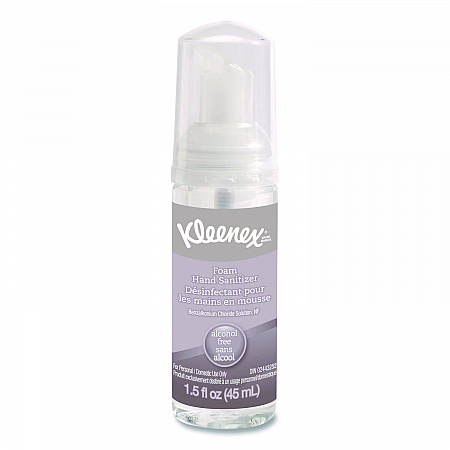 Alcohol-Free Foam Hand Sanitizer, 1.5 oz Pump Bottle, Unscented (34136EA)