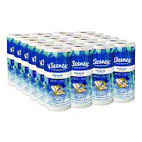 Premiere Kitchen Roll Towels, 1-Ply, 11 x 9.4, White, 70/Roll, 24 Rolls/Carton (13964)