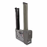 Cutlery Dispenser Tower, Holds 125 Forks, 2.6 x 15.4, Gray, 10/Carton (DPCPLF)