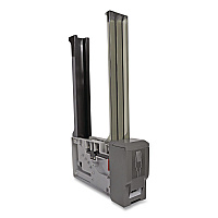 Cutlery Dispenser Tower, Holds 125 Forks, 2.6 x 15.4, Gray, 10/Carton (DPCPLF)