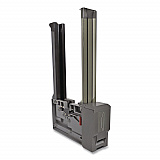 Cutlery Dispenser Tower, Holds 125 Knives, 2.6 x 15.4, Gray, 10/Carton (DPCPLK)