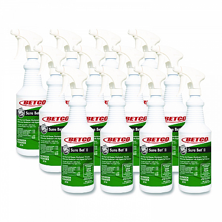 Sure Bet II Foaming Disinfectant, Citrus Floral Scent, 32 oz Bottle, 12/Carton (3141200)