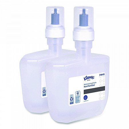 Ultra Moisturizing Foam Hand Sanitizer, 1,200 mL Cassette, Unscented, 2/Carton (34643)