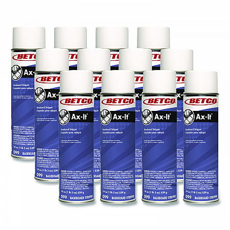 Ax-It Aerosol Baseboard Stripper, Sassafras Scent, 19 oz Aerosol Spray, 12/Carton (0992300CT)