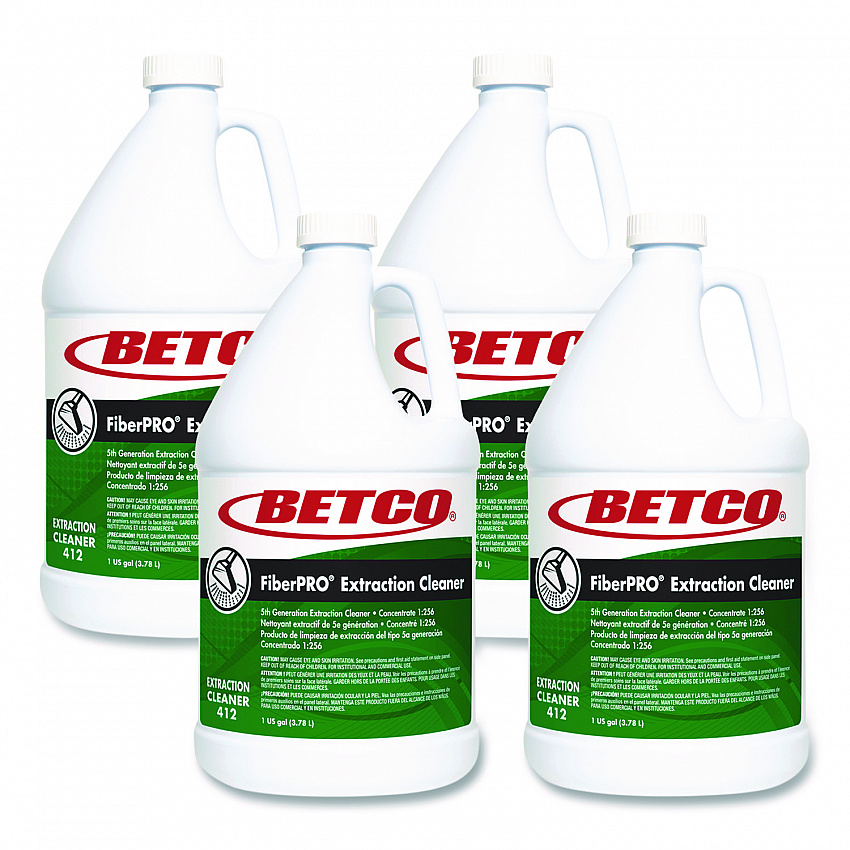 FiberPRO Extraction Cleaner, 1 gal Bottle, 4/Carton (4120400)
