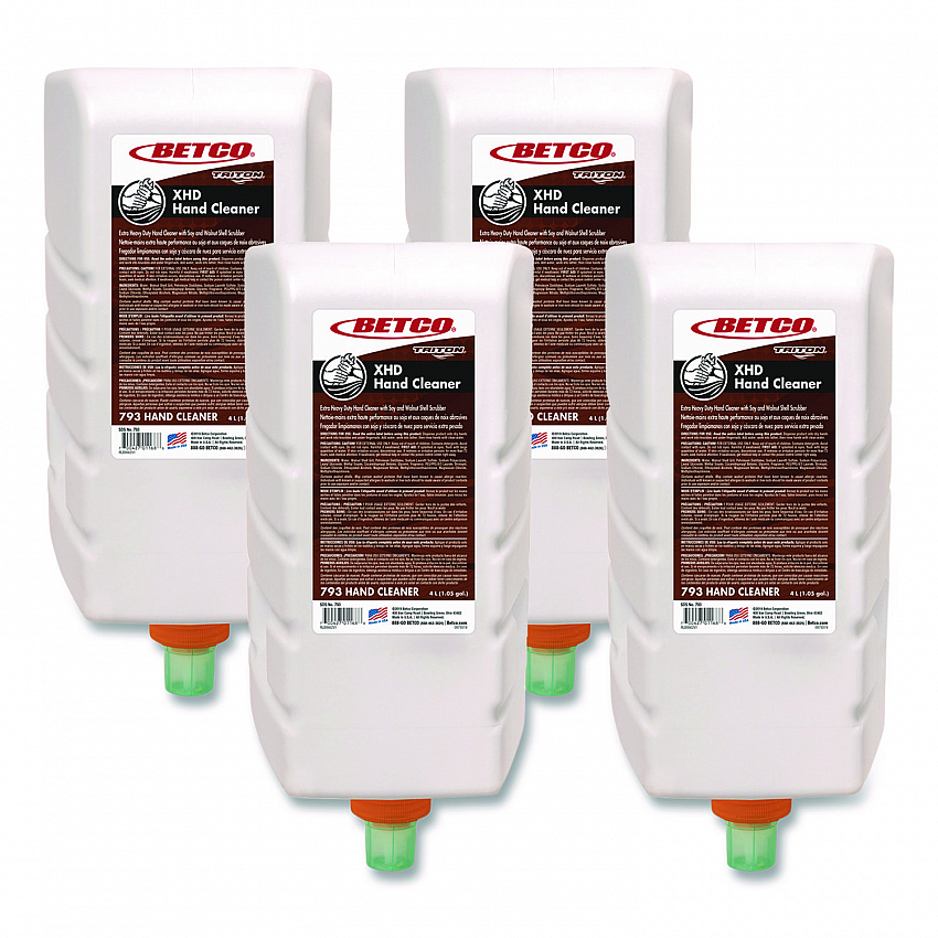 XHD Hand Cleaner Refill, Fresh Scent, 4 L, 4/Carton (7933100)