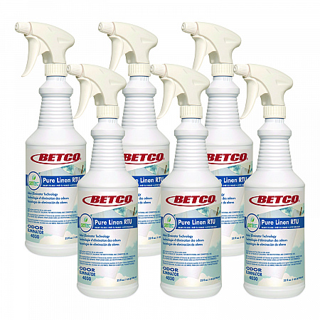 Pure Linen RTU Odor Eliminator, Pure Linen, 32 oz Spray Bottle, 6/Carton (40307000)