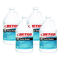 BestScent Ocean Breeze Deodorizer, Ocean Breeze, 1 gal Bottle, 4/Carton (2310400)