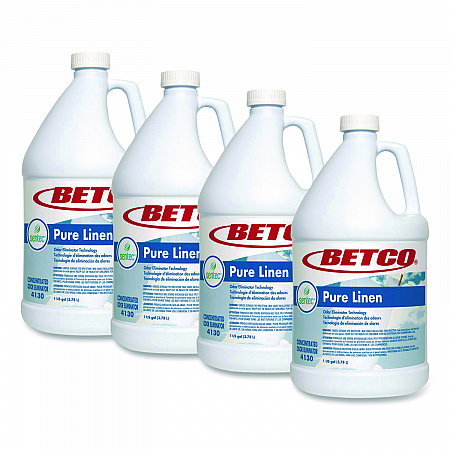 SenTec Pure Linen Concentrate Odor Eliminator, Pure Linen, 128 oz Bottle, 4/Carton (41300400)