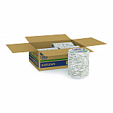 Pathways Heavyweight Paper Bowls, WiseSize, 12 oz, Green/Burgundy, 125/Pack (SXB12WSPK)