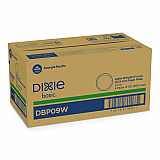 Paper Dinnerware, Plate, 8.5" dia, White, 125/Pack (DBP09W)