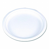 ChampWare Molded Fiber Tableware, Molded Fiber Plate, 9" dia, White, 125 Plates/Sleeve, 4 Sleeves/Carton (18140WPF)