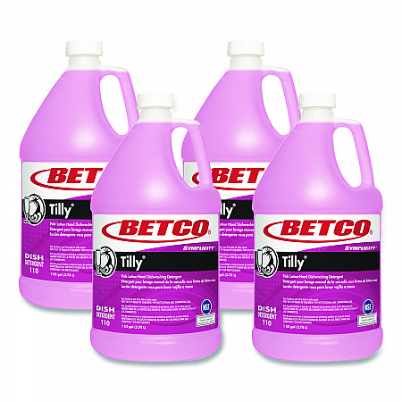 Symplicity Tilly Hand Dishwashing Detergent, Fresh Bouquet Scent, 1 gal Bottle, 4/Carton (1100400)