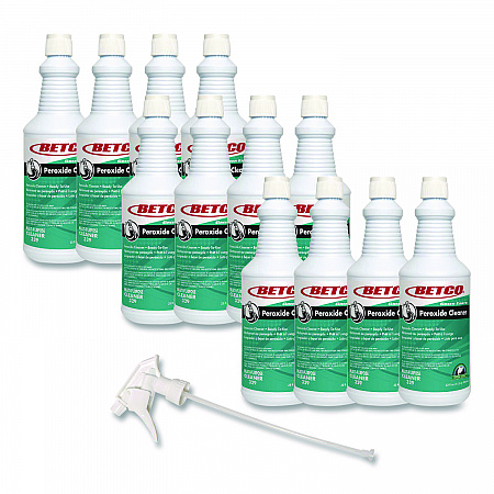 Green Earth Peroxide Cleaner, Fresh Mint Scent, 32 oz Bottle, 12/Carton (3291200)