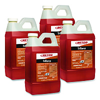 Triforce FastDraw Disinfectant, Fresh Scent, 2 L Bottle, 4/Carton (3334700)