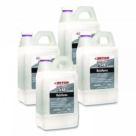 Reinforce FastDraw Floor Cleaner and Protectant, Lemon Scent, 2 L Bottle, 4/Carton (16834700)