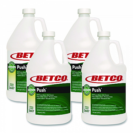 Green Earth Push Enzyme Multipurpose Cleaner, Lemon and Sage Scent, 1 gal Bottle, 4/Carton (26070400)
