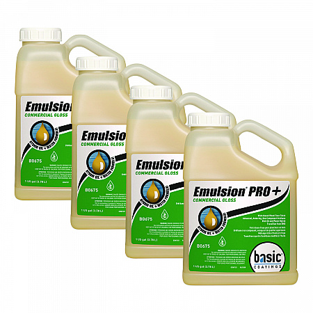 Emulsion Pro+ Floor Finish and Sealer, 1 gal Bottle, 4/Carton (B06754312)