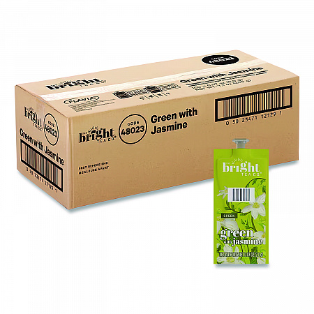 Tea Freshpack Pods, Green with Jasmine, 0.03 oz, 100/Carton (MDRB503)