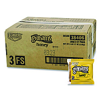 Honey Grahams Crackers, 0.49 oz Bag, 200/Carton (802690)