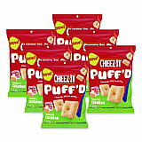 Puff'd Crackers, White Cheddar, 3 oz Bag, 6/Carton (00024)