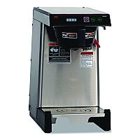 WAVE15-APS Low Profile Automatic Airpot Coffee Brewer, 12-Cup, Gray/Stainless Steel (399000005)