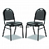 9200 Series Premium Upholstered Stack Chair, Vinyl, Supports Up to 500 lb, 19
