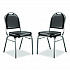 9200 Series Premium Upholstered Stack Chair, Vinyl, Supports Up to 500 lb,19