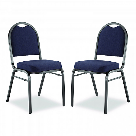 9200 Series Premium Upholstered Stack Chair, Fabric, Supports 500 lbs, 19
