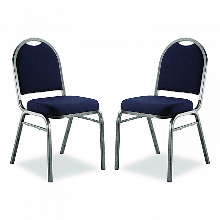 9200 Series Premium Upholstered Stack Chair, Fabric, Supports 500 lb, 19