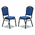 9300 Series Deluxe Upholstered Stack Chair, Fabric, Supports 500 lb, 19