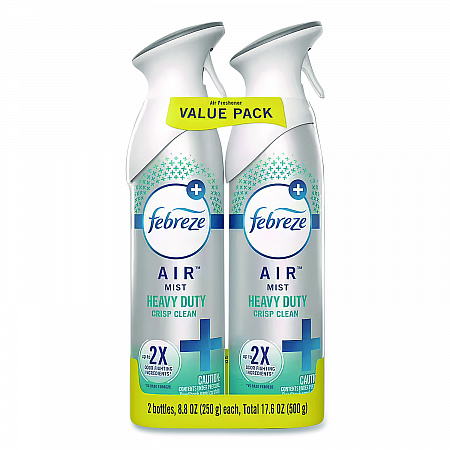 AIR, Crisp Clean, 8.8 oz Aerosol Spray, 2/Pack (97806)