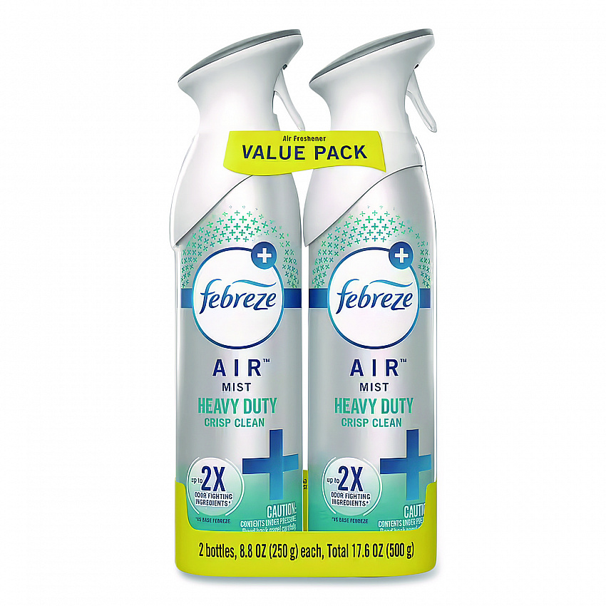 AIR, Crisp Clean, 8.8 oz Aerosol Spray, 2/Pack (97806)